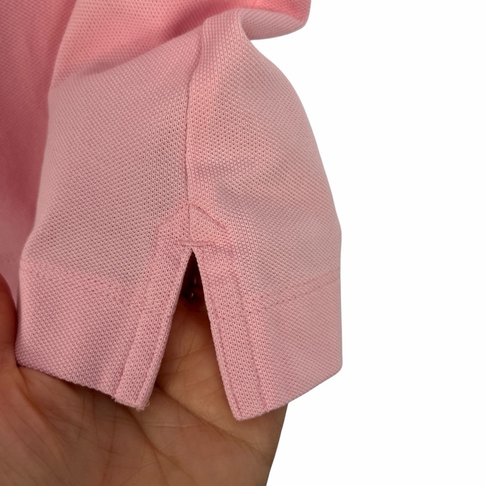 BROOKS BROTHERS Polo Shirt Womens Light Pink Small Cotton Short Sleeve Preppy - Picture 5 of 7